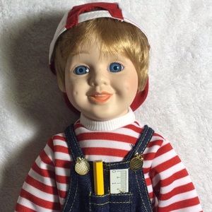 Heritage Mint LTD “ Billy” Daddy’s Little Helper” Porcelain Doll